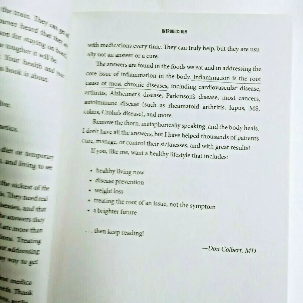 Let Food Be Your Medicine Recipe Cookbook Nutrition Diet Health Book Don Colbert